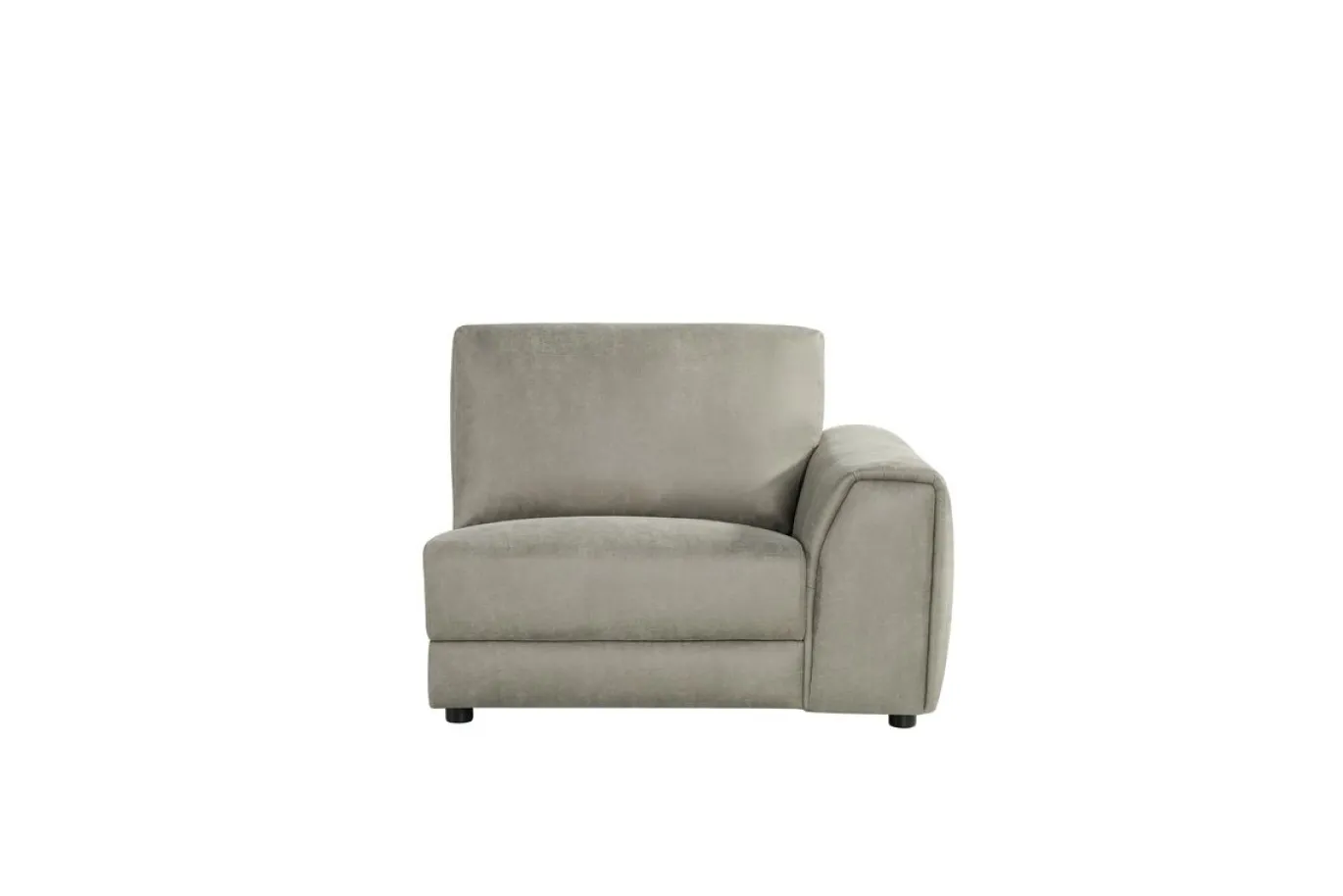 LABEL51 Bank Tivoli Element 1,5-Zits Rechts Taupe Micro Suede