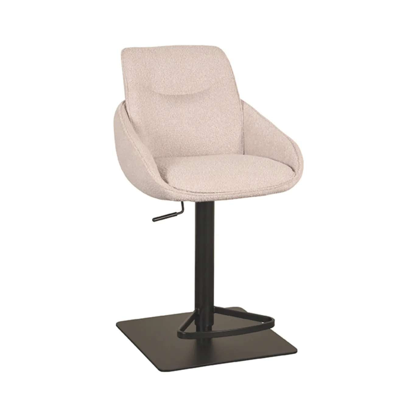 LABEL51 Barkruk Beauty Naturel Bouclé