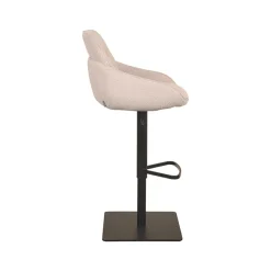 LABEL51 Barkruk Beauty Naturel Bouclé
