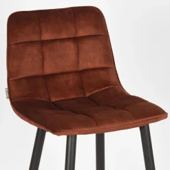 LABEL51 Barkruk Jelt Roest Velours