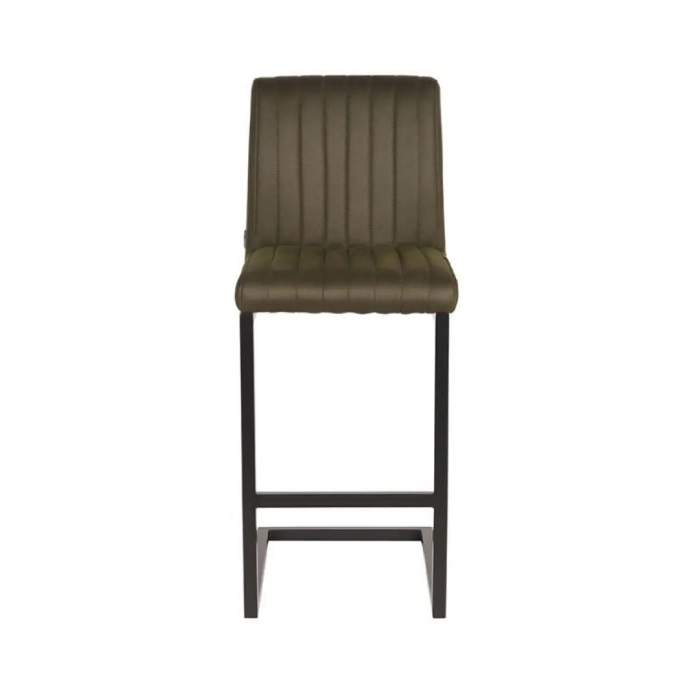 LABEL51 Barkruk Milo Army green Microfiber