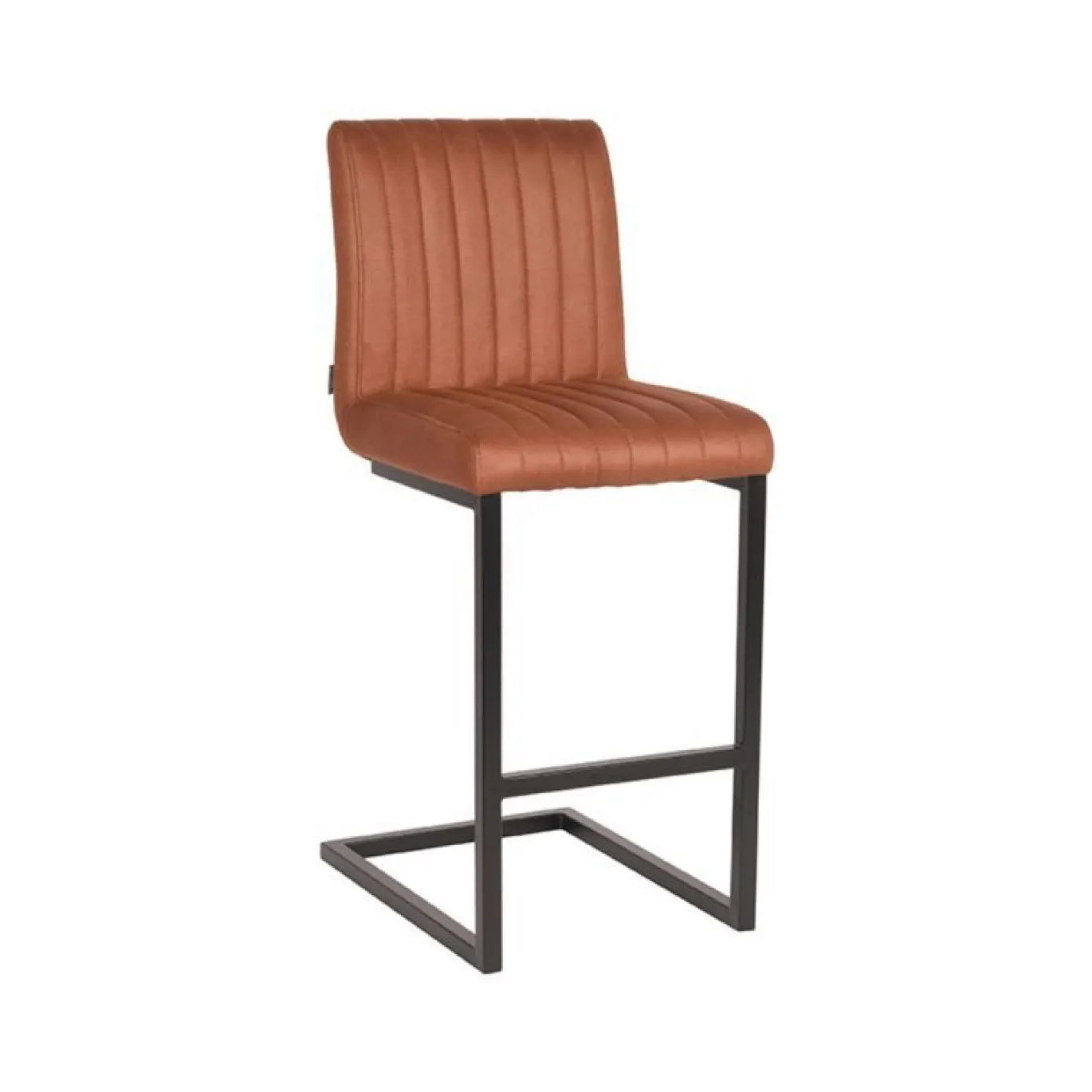 LABEL51 Barkruk Milo Cognac Microfiber