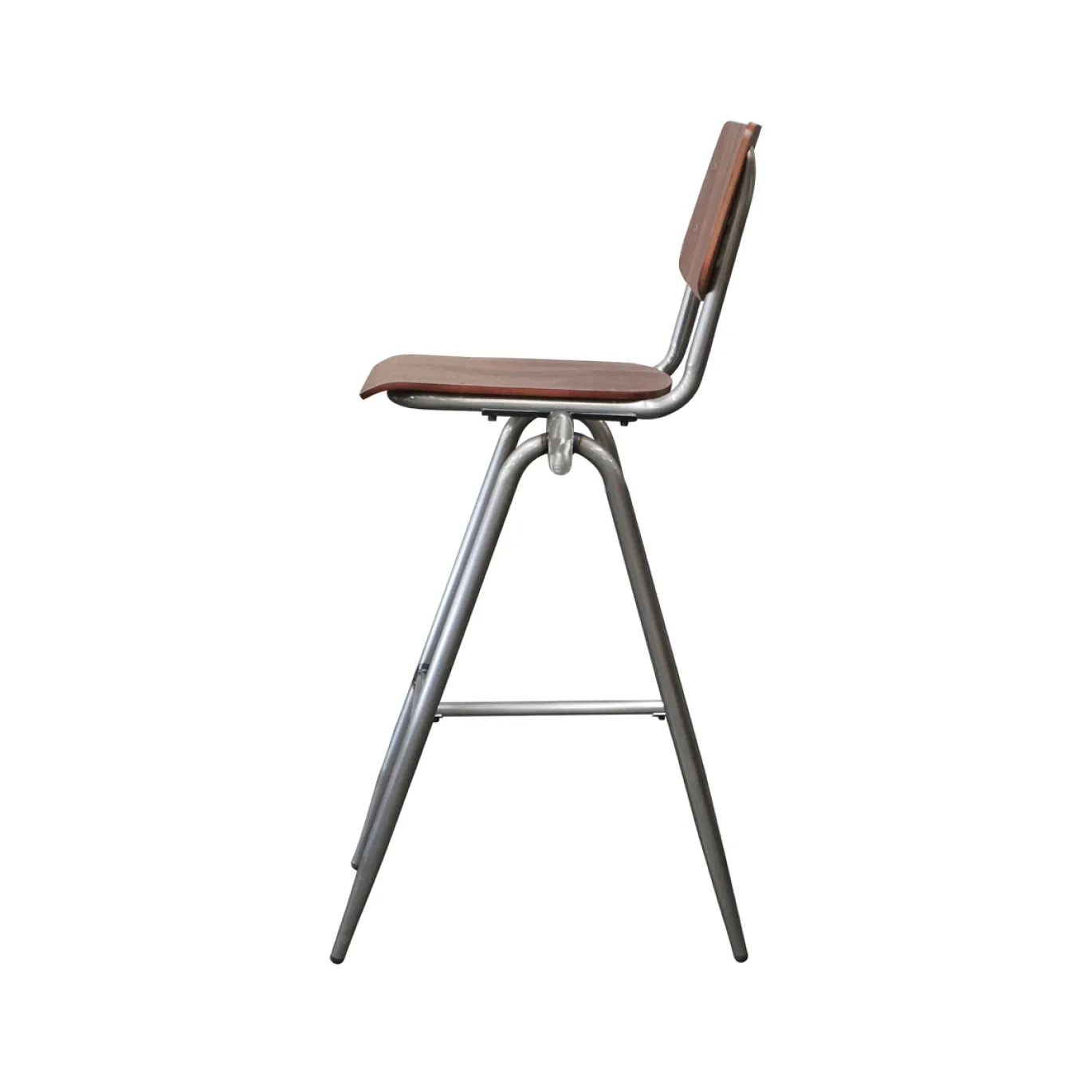 LABEL51 Barkruk Solid Donkerbruin