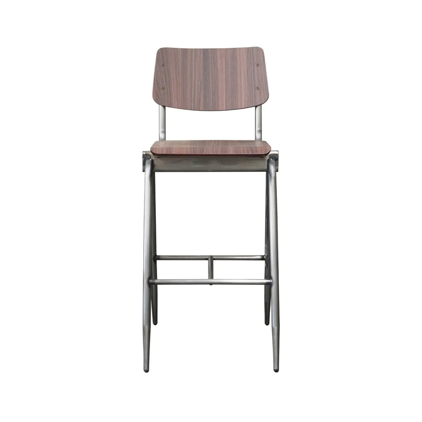LABEL51 Barkruk Solid Donkerbruin
