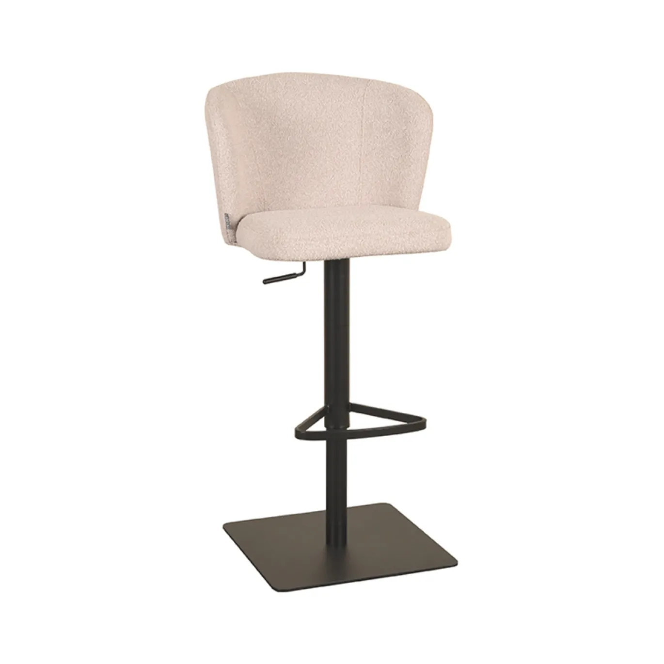 LABEL51 Barkruk Wave Naturel Bouclé
