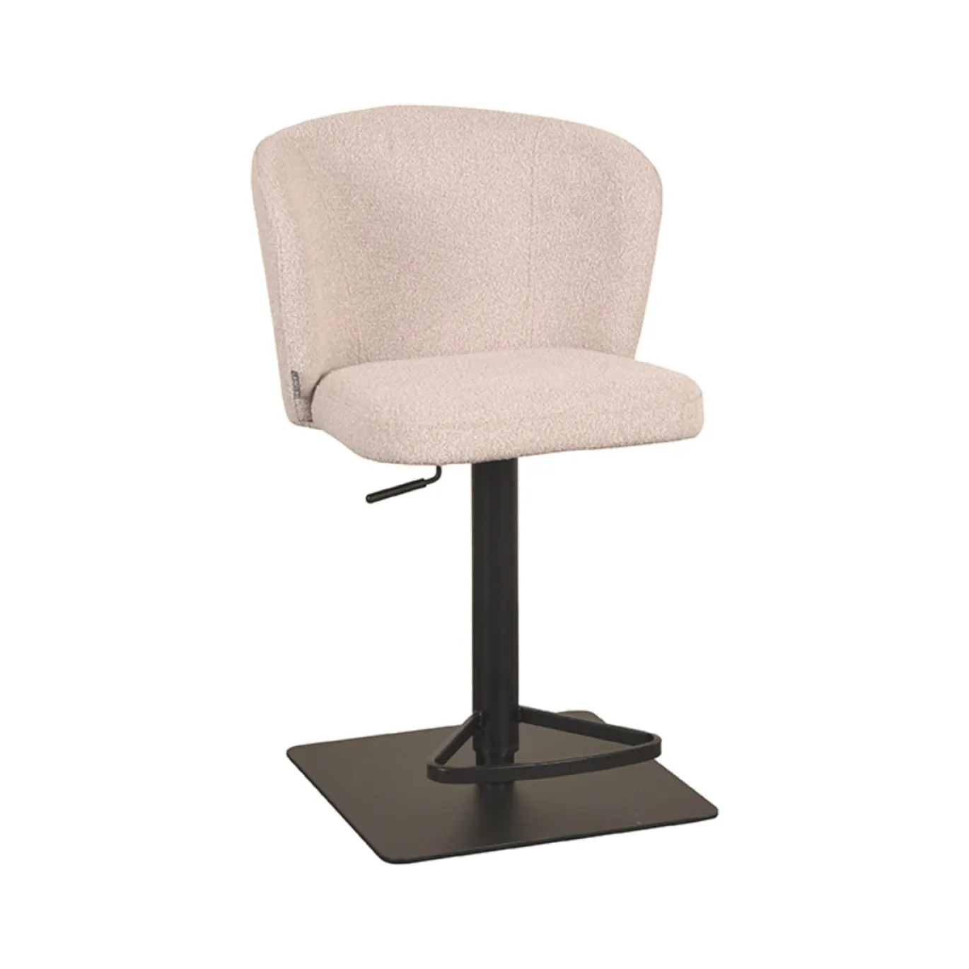LABEL51 Barkruk Wave Naturel Bouclé