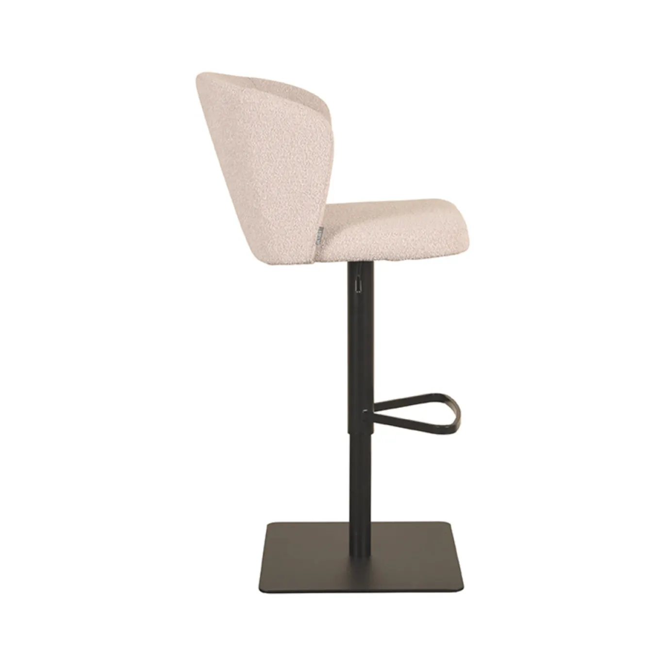 LABEL51 Barkruk Wave Naturel Bouclé