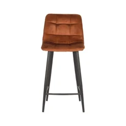 LABEL51 Barstoel Jelt Oker Velours
