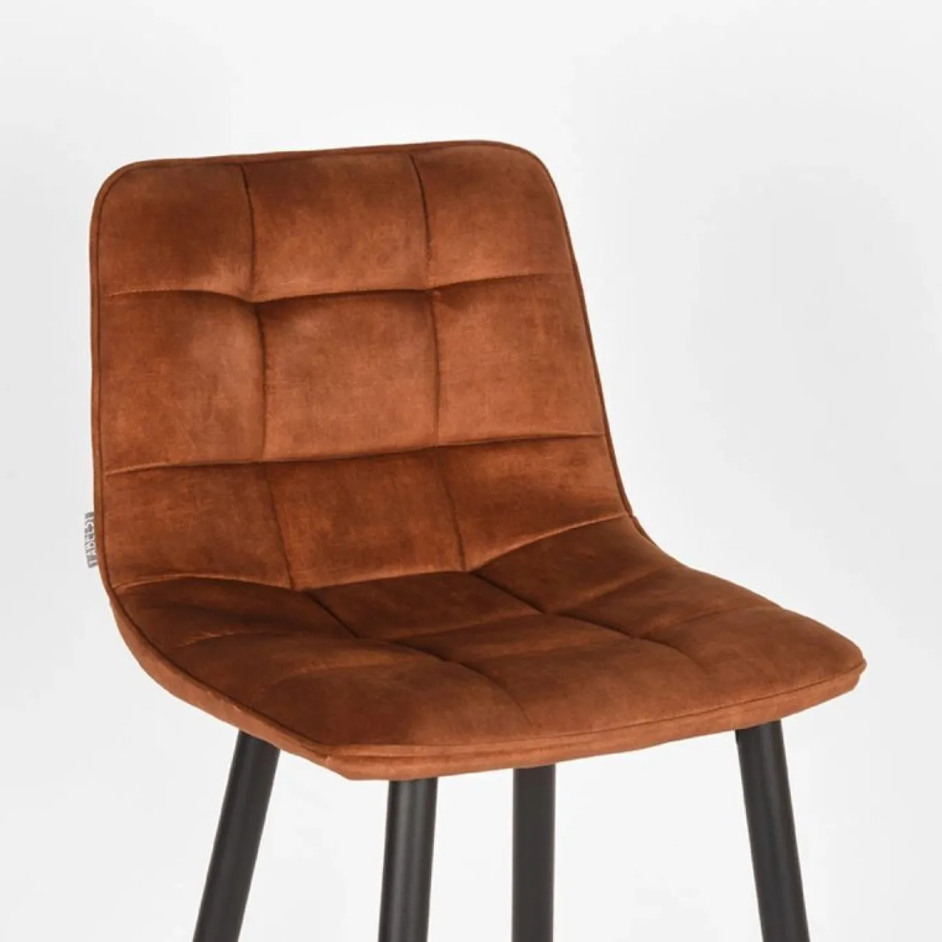 LABEL51 Barstoel Jelt Oker Velours