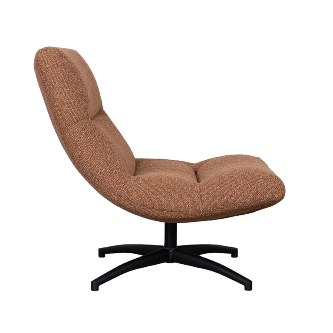 LABEL51 Draaifauteuil Calix Bouclé Koraal