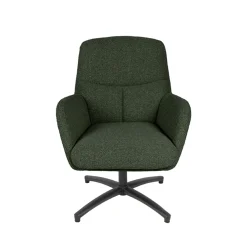 LABEL51 Draaifauteuil Chill Zone Bouclé Forest/Zwart