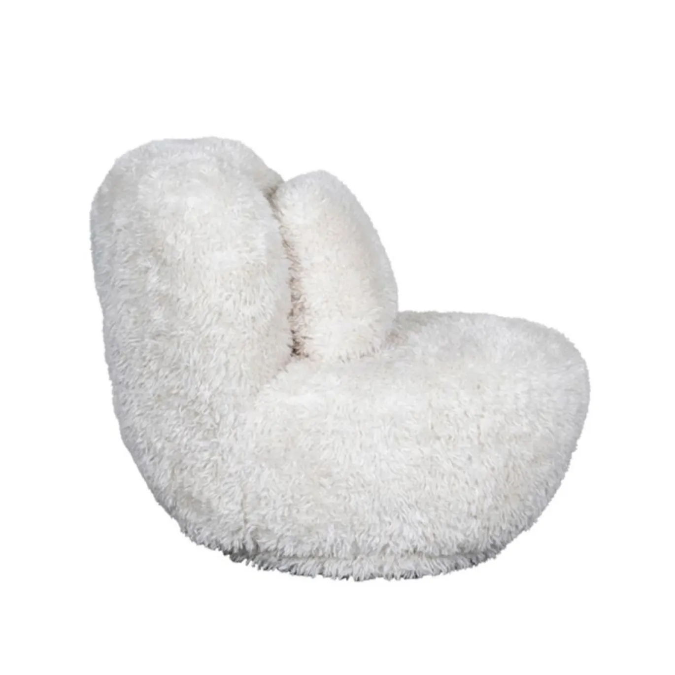 LABEL51 Draaifauteuil Doodle Fluffy Crème