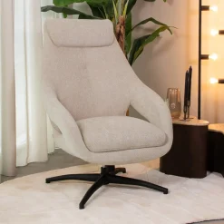 LABEL51 Draaifauteuil Maxwell Elite Naturel