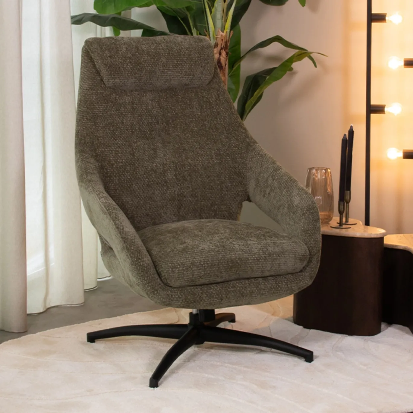 LABEL51 Draaifauteuil Maxwell Elite Hunter
