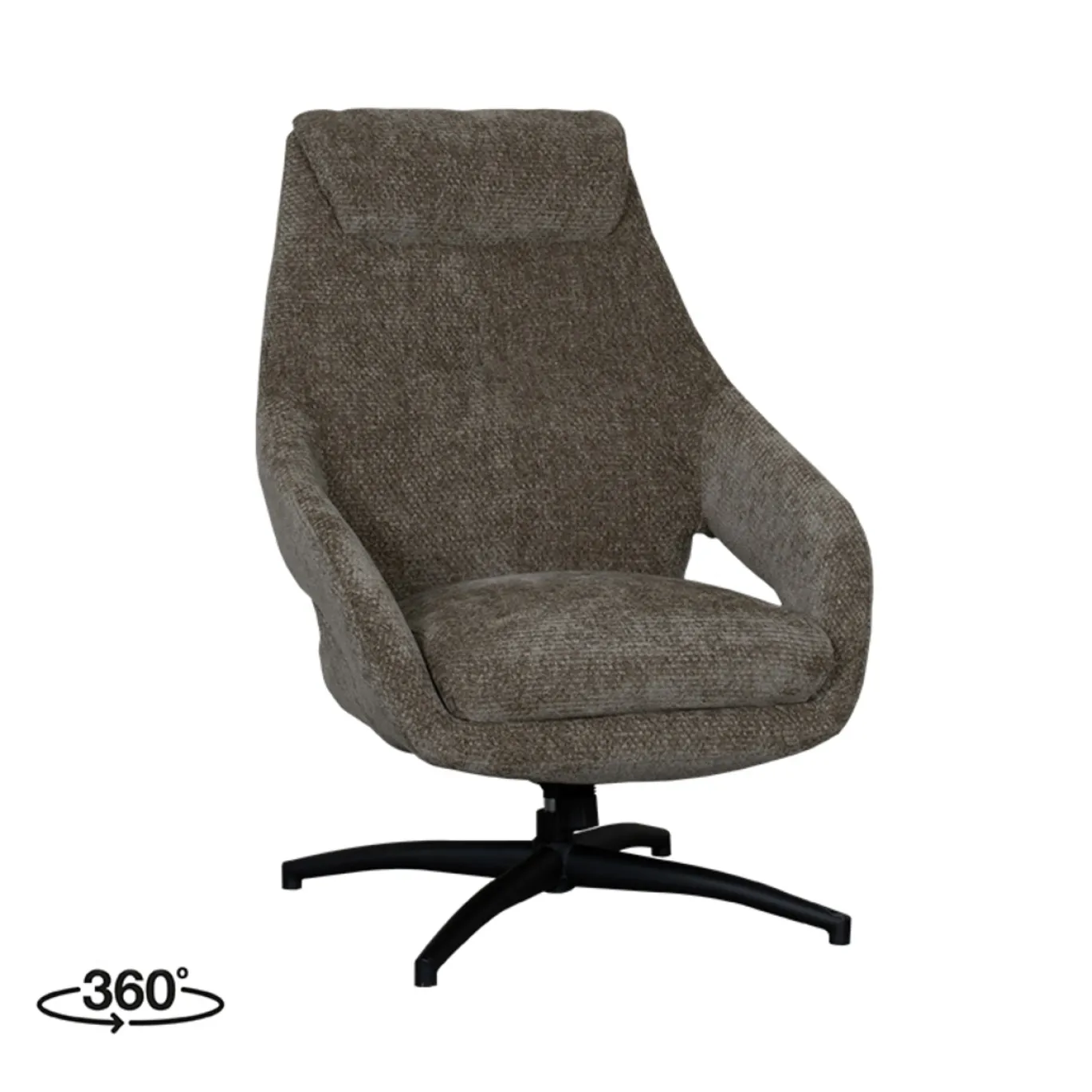 LABEL51 Draaifauteuil Maxwell Elite Hunter