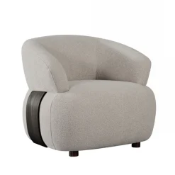 LABEL51 Draaifauteuil Valenza Naturel/Zwart