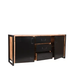 LABEL51 Dressoir Brussels Rough Mangohout 190cm