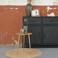LABEL51 Dressoir Chili Zwart Mangohout