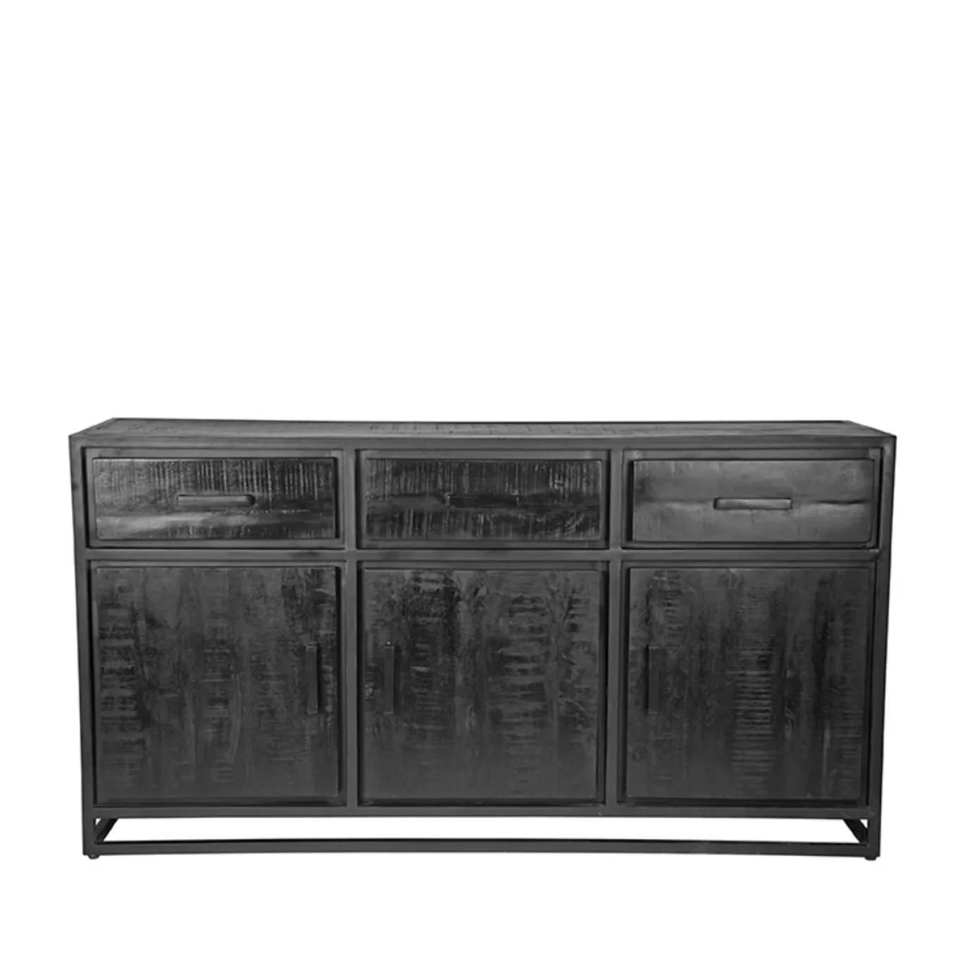 LABEL51 Dressoir Chili Zwart Mangohout