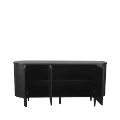 LABEL51 Dressoir Oliva Zwart Eiken