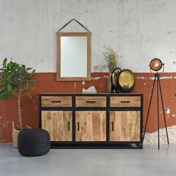 LABEL51 Dressoir Tampa Rough Mangohout