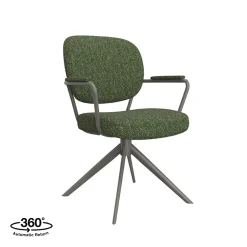 LABEL51 Eetkamerstoel Basel Bouclé Forest