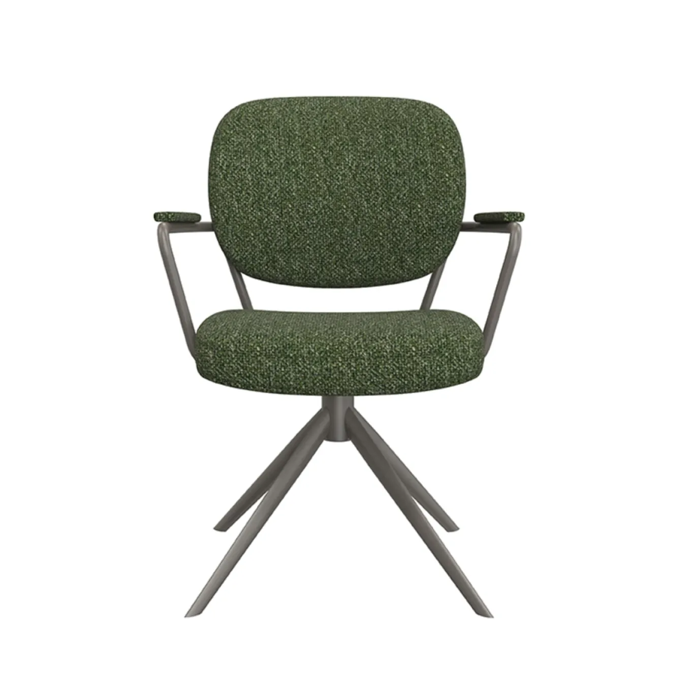 LABEL51 Eetkamerstoel Basel Bouclé Forest