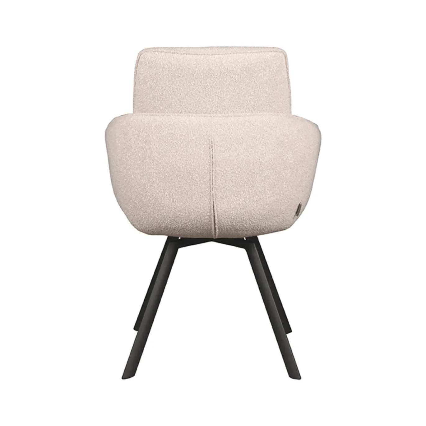 LABEL51 Eetkamerstoel Beauty Naturel Bouclé
