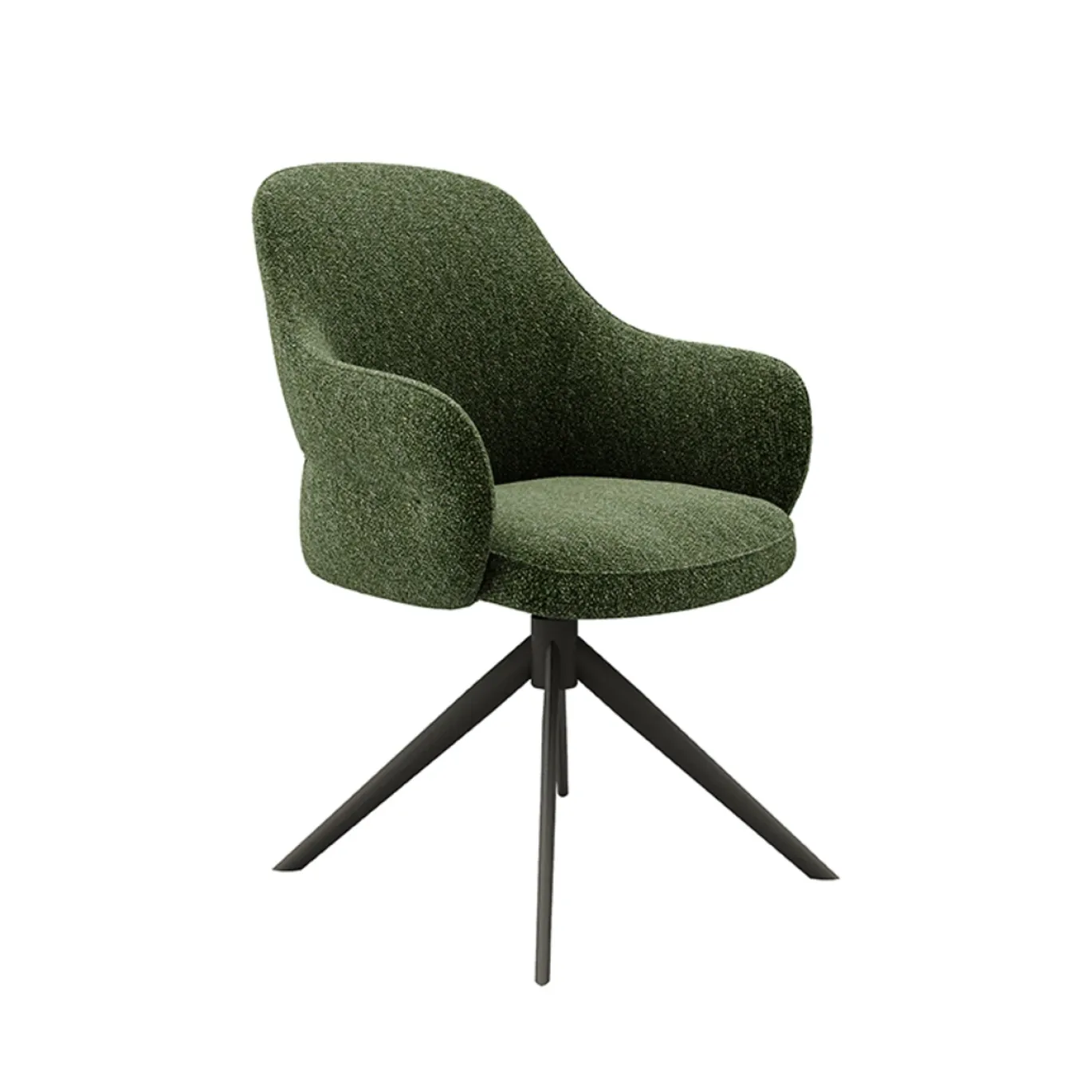 LABEL51 Eetkamerstoel Bern Bouclé Forest