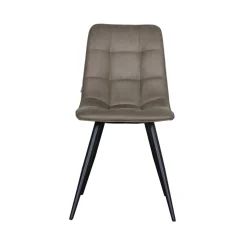 LABEL51 Eetkamerstoel Bistro Micro Suède Taupe