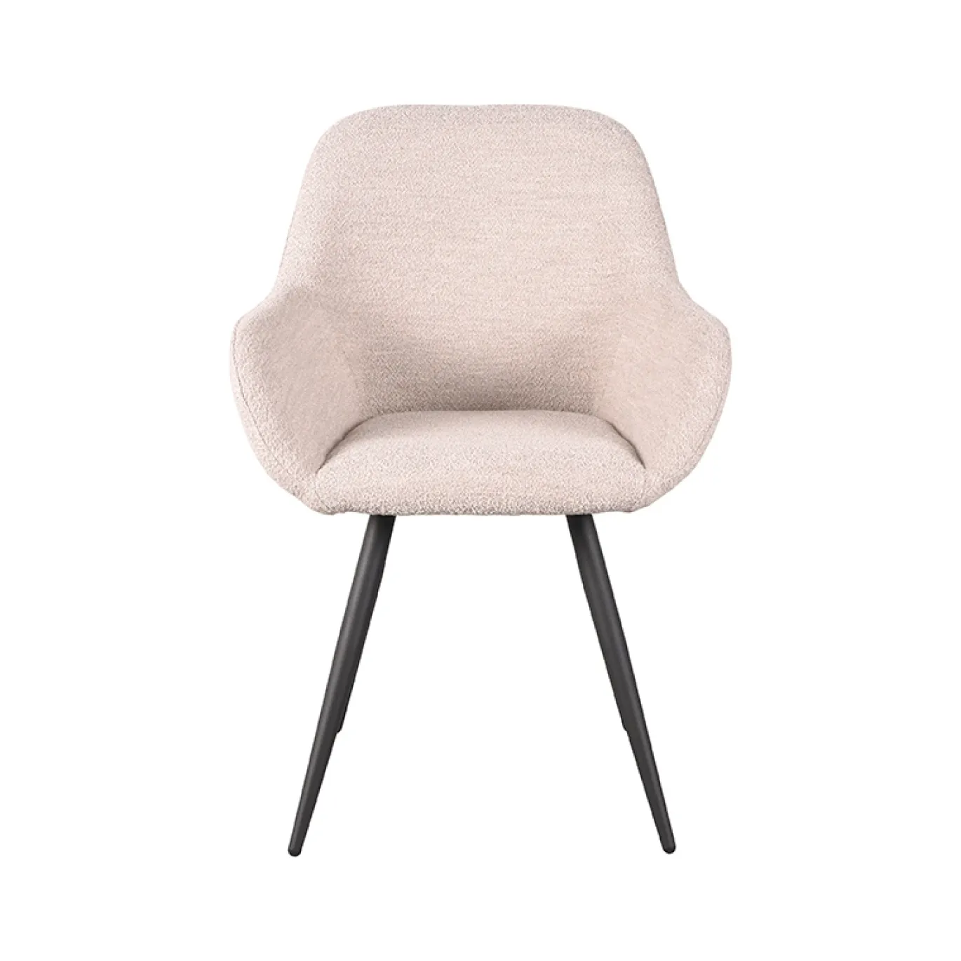 LABEL51 Eetkamerstoel Fender - Naturel - Bouclé
