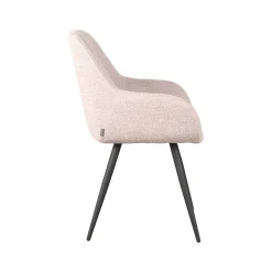 LABEL51 Eetkamerstoel Fender - Naturel - Bouclé