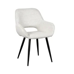 LABEL51 Eetkamerstoel Fer Créme Boucle