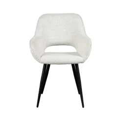 LABEL51 Eetkamerstoel Fer Créme Boucle