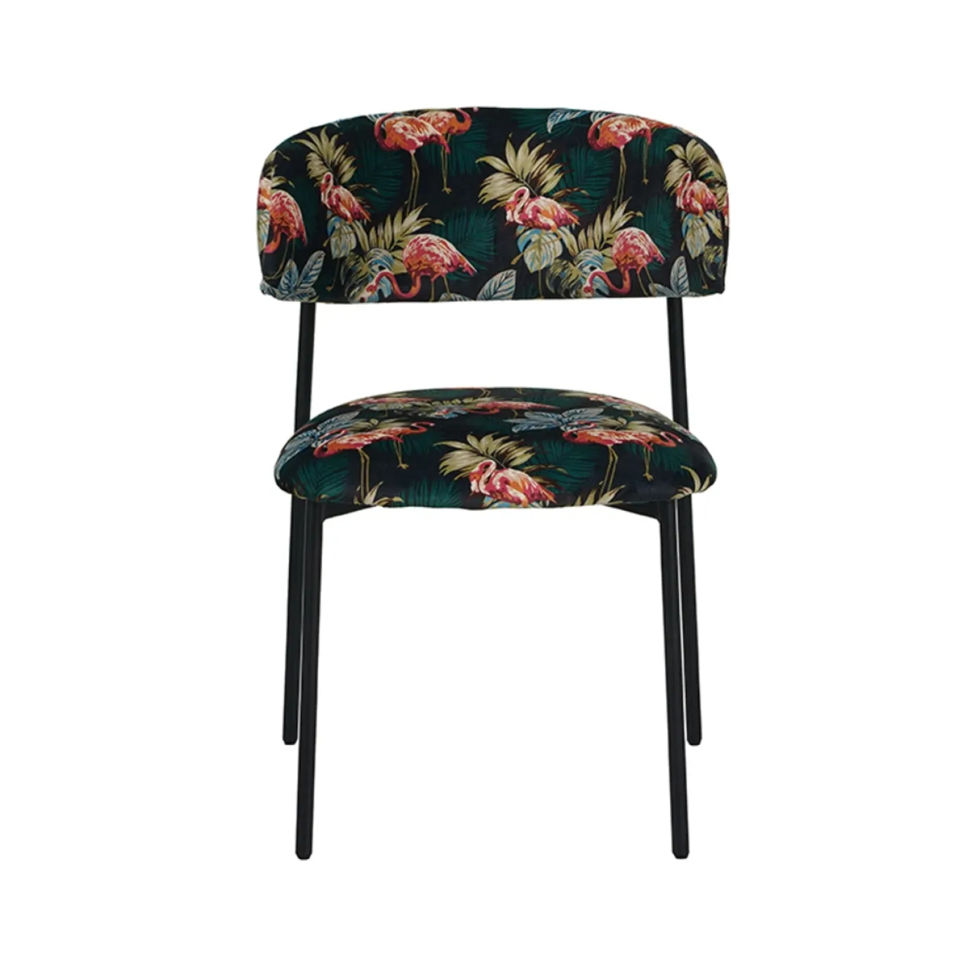 LABEL51 Eetkamerstoel Ferry Flamingo Print
