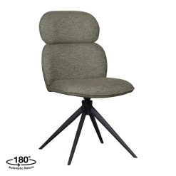 LABEL51 Eetkamerstoel Finn Bouclé Mushroom