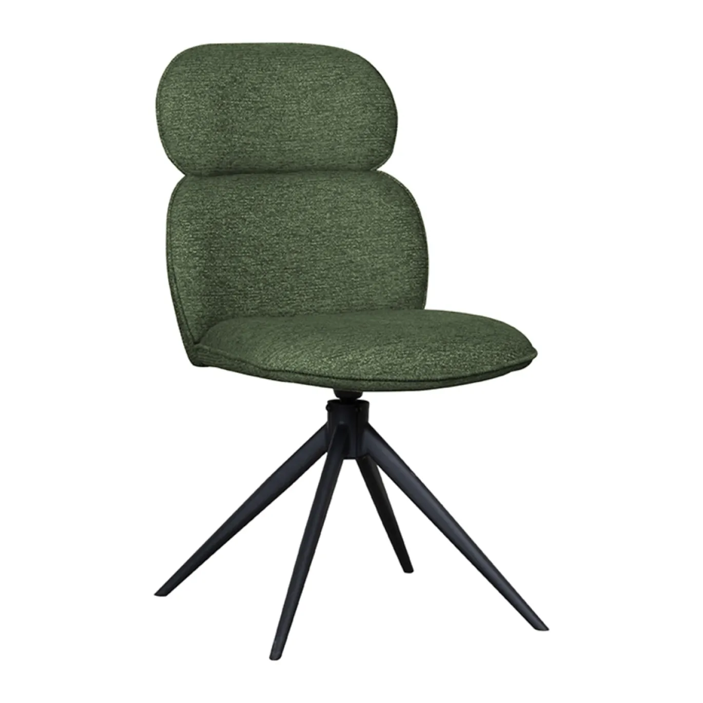LABEL51 Eetkamerstoel Finn Bouclé Forest