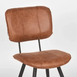 Label51 Eetkamerstoel Fos Cognac Leder