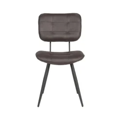 LABEL51 Eetkamerstoel Gus Antraciet Microfiber