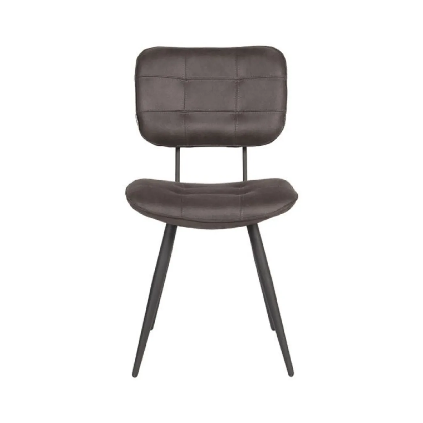 LABEL51 Eetkamerstoel Gus Antraciet Microfiber