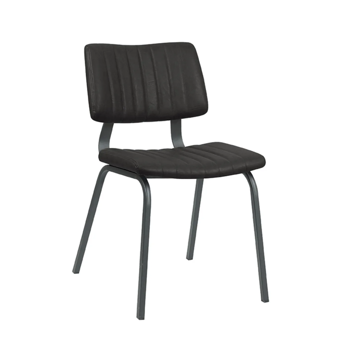 LABEL51 Eetkamerstoel Gusto PU-Leer Zwart