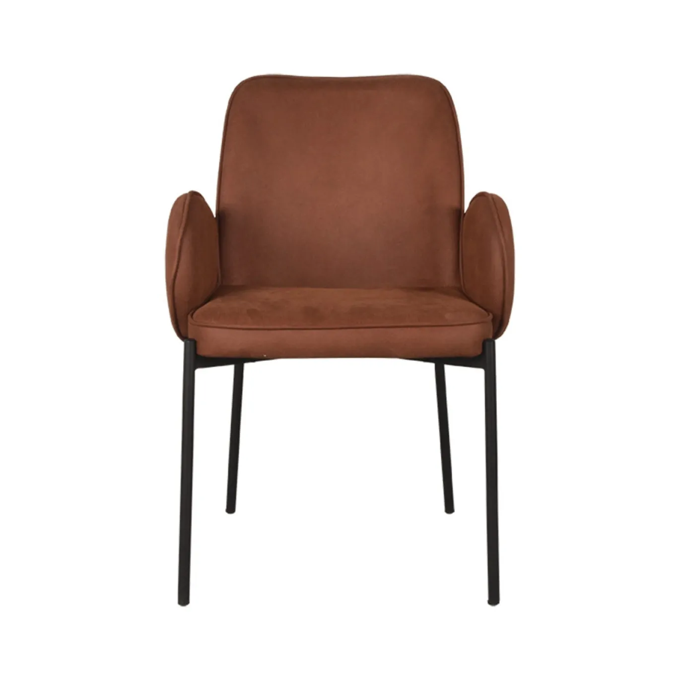 LABEL51 Eetkamerstoel Jari Cognac Microfiber