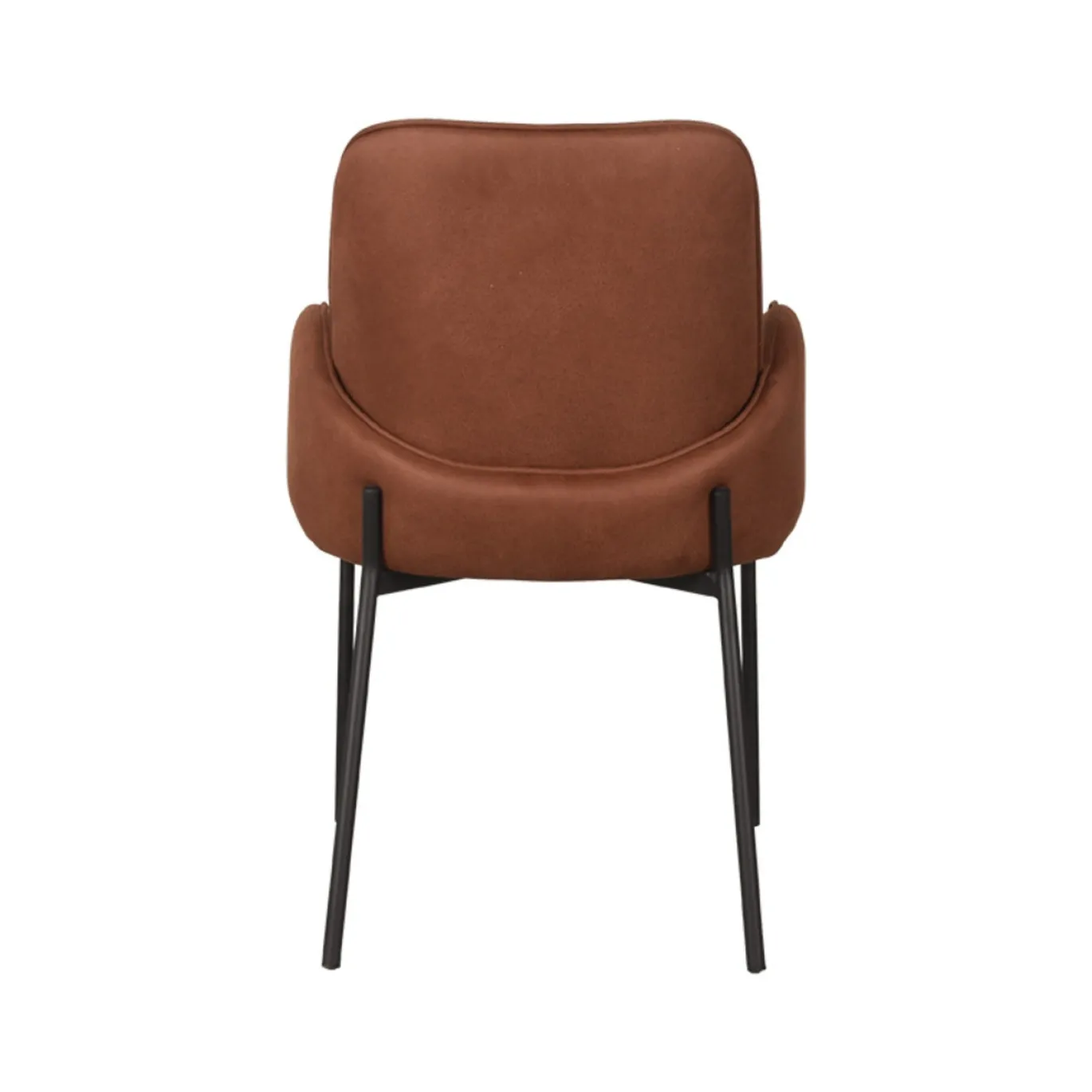 LABEL51 Eetkamerstoel Jari Cognac Microfiber
