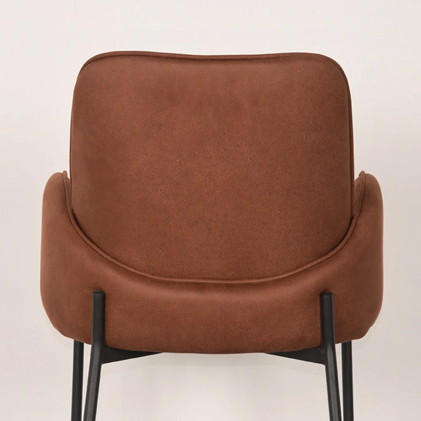 LABEL51 Eetkamerstoel Jari Cognac Microfiber