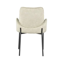 LABEL51 Eetkamerstoel Joni Beige Fluweel