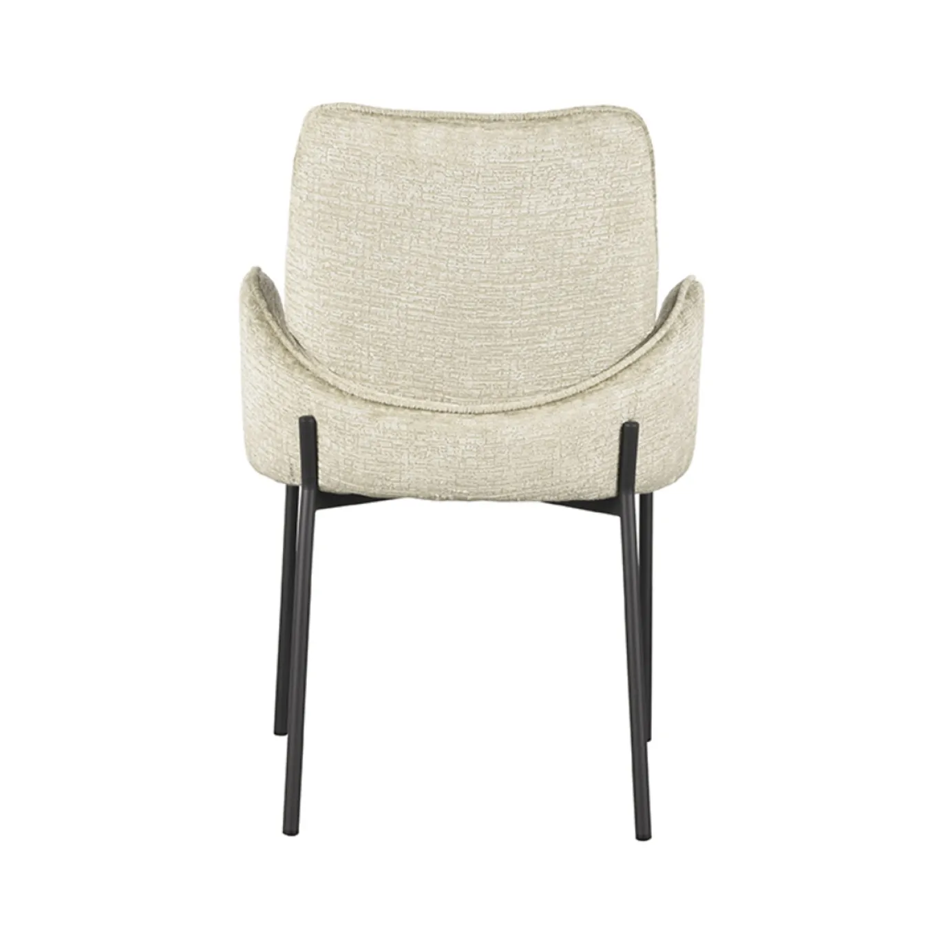 LABEL51 Eetkamerstoel Joni Beige Fluweel