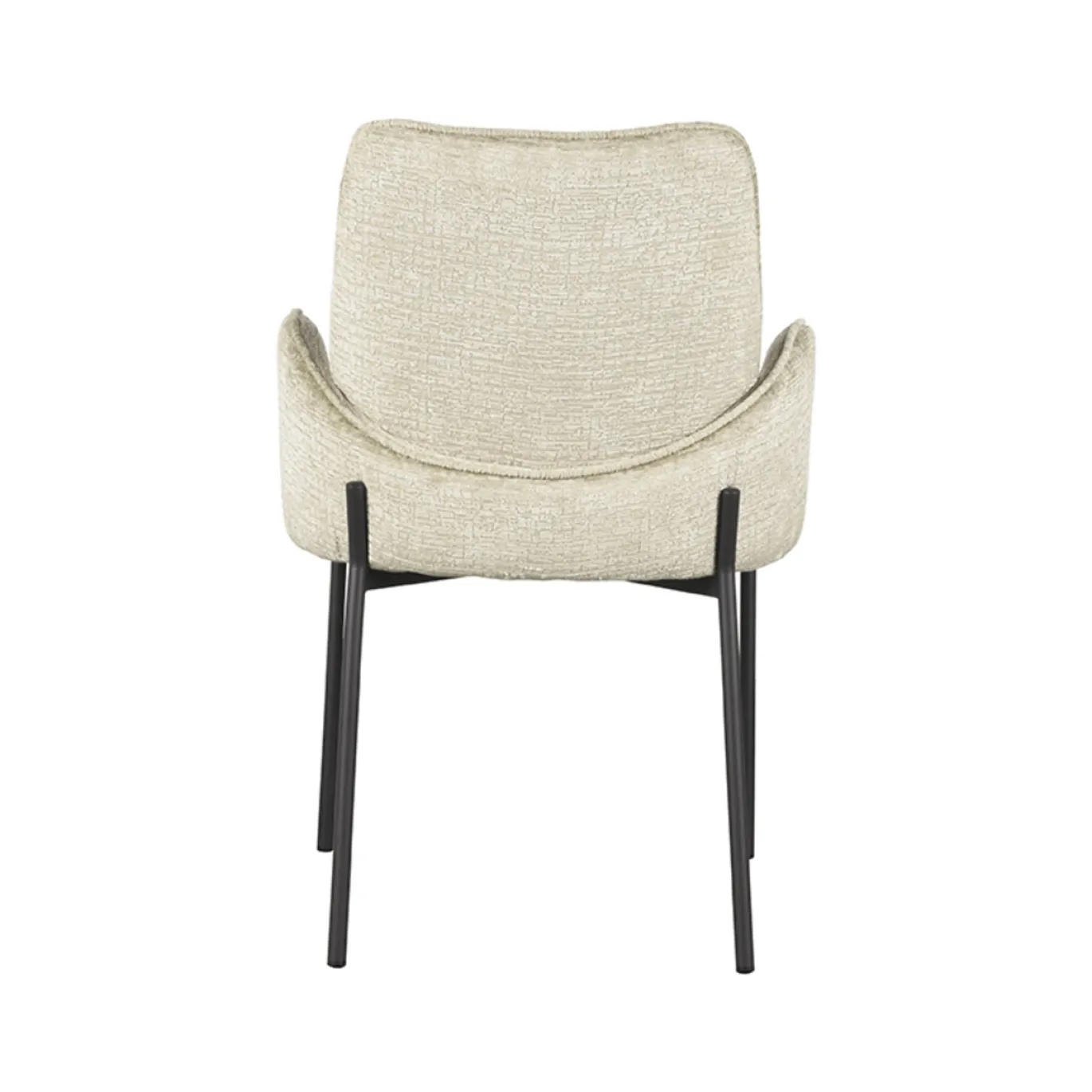 LABEL51 Eetkamerstoel Joni Beige Fluweel