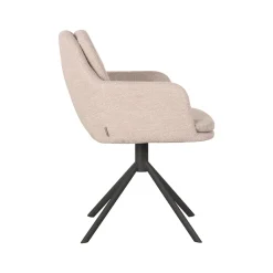 LABEL51 Eetkamerstoel Joy Naturel Bouclé