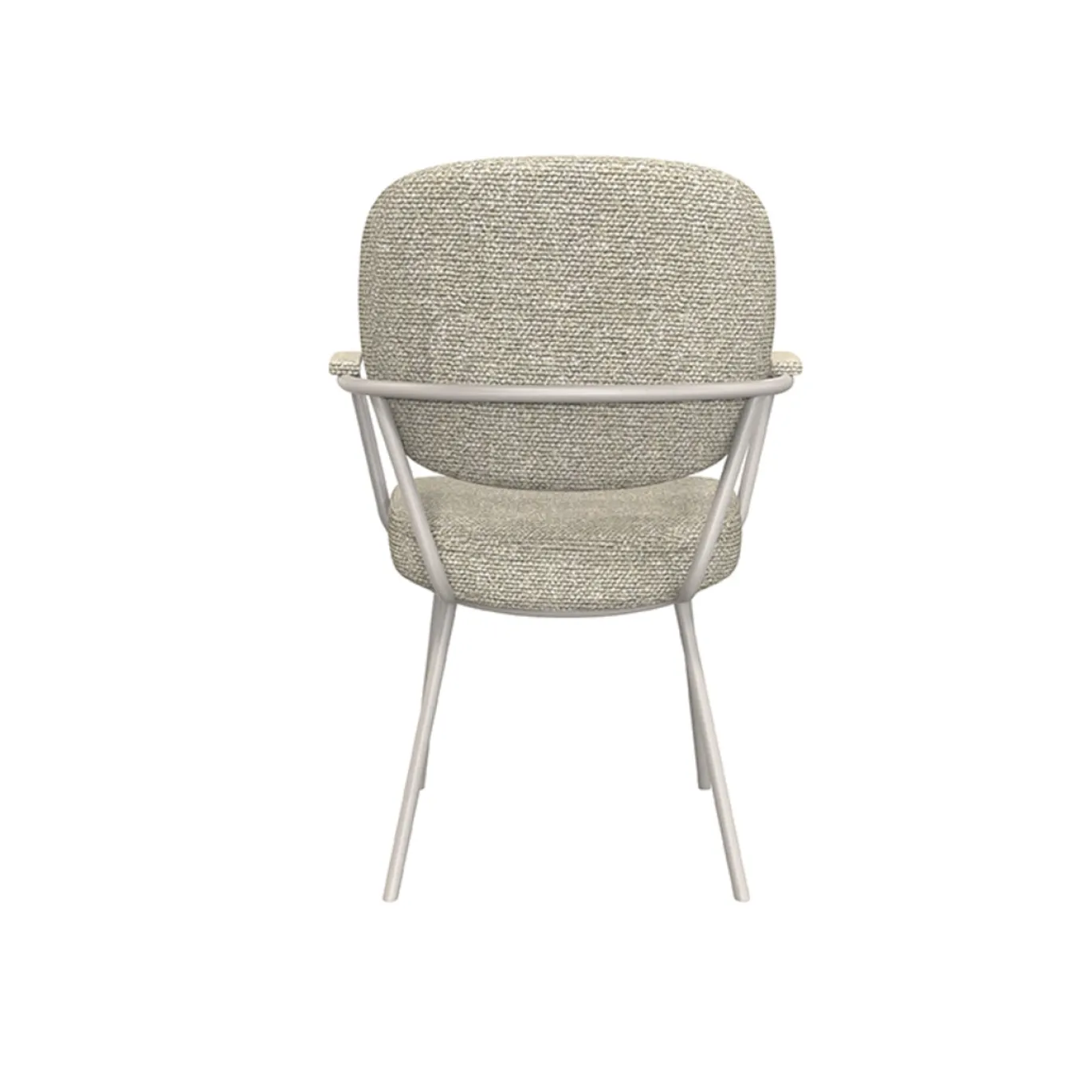 LABEL51 Eetkamerstoel Lausanne Bouclé Naturel/Taupe