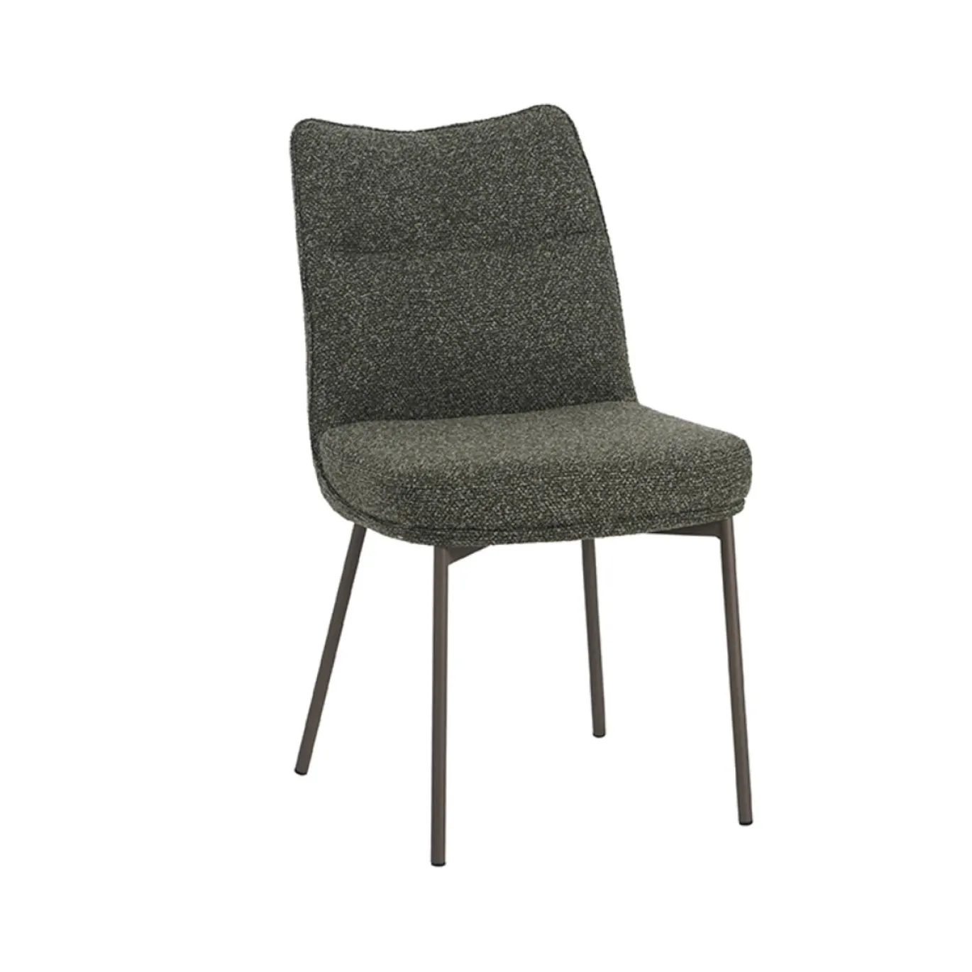 LABEL51 Eetkamerstoel Lennon Bouclé Forest